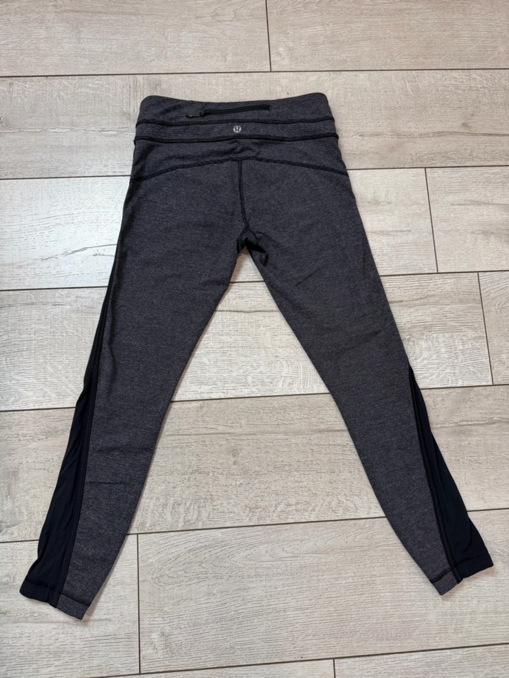 lululemon athletica Charcoal Gray & Black Leggings